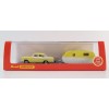 Road Ragers - Australian 1960 Holden FB Sedan & Highway Cruiser Caravan Set - H0 Scale 1:87 