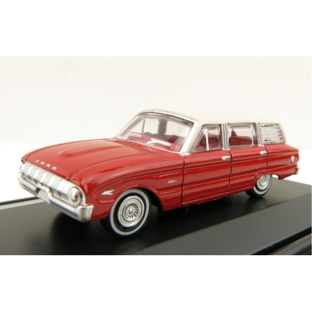 Road Ragers - Australian 1962 Ford XL Falcon Station Wagon in Woomera Red - H0 Scale 1:87