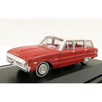 Road Ragers - Australian 1962 Ford XL Falcon Station Wagon in Woomera Red - H0 Scale 1:87