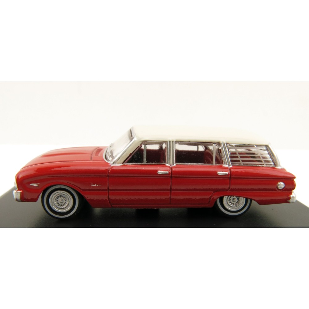 Road Ragers - Australian 1962 Ford XL Falcon Station Wagon in Woomera Red - H0 Scale 1:87