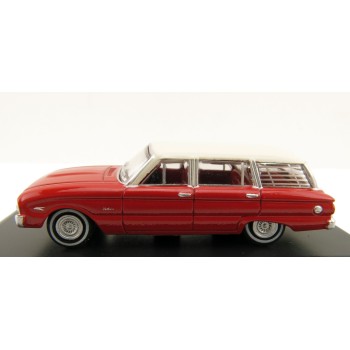 Road Ragers - Australian 1962 Ford XL Falcon Station Wagon in Woomera Red - H0 Scale 1:87