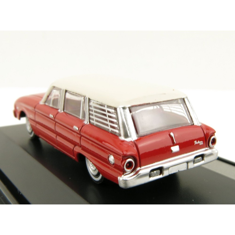 Road Ragers - Australian 1962 Ford XL Falcon Station Wagon in Woomera Red - H0 Scale 1:87