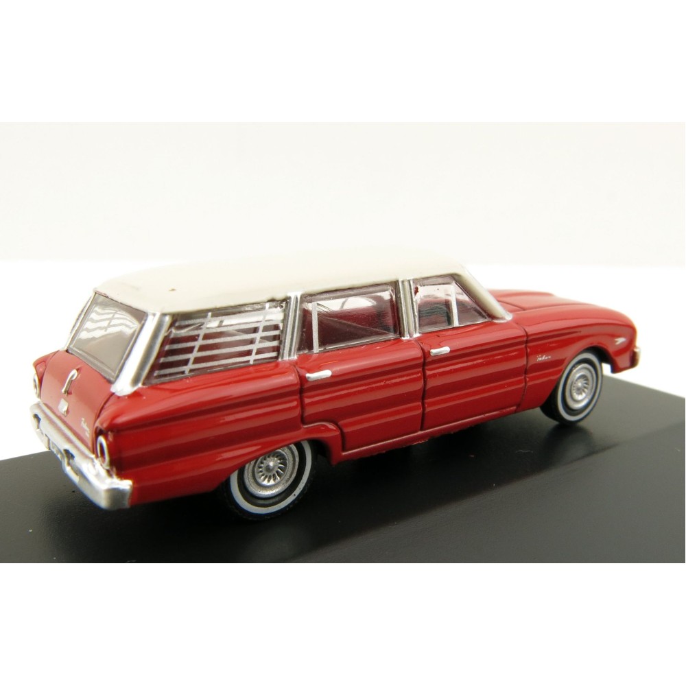 Road Ragers - Australian 1962 Ford XL Falcon Station Wagon in Woomera Red - H0 Scale 1:87