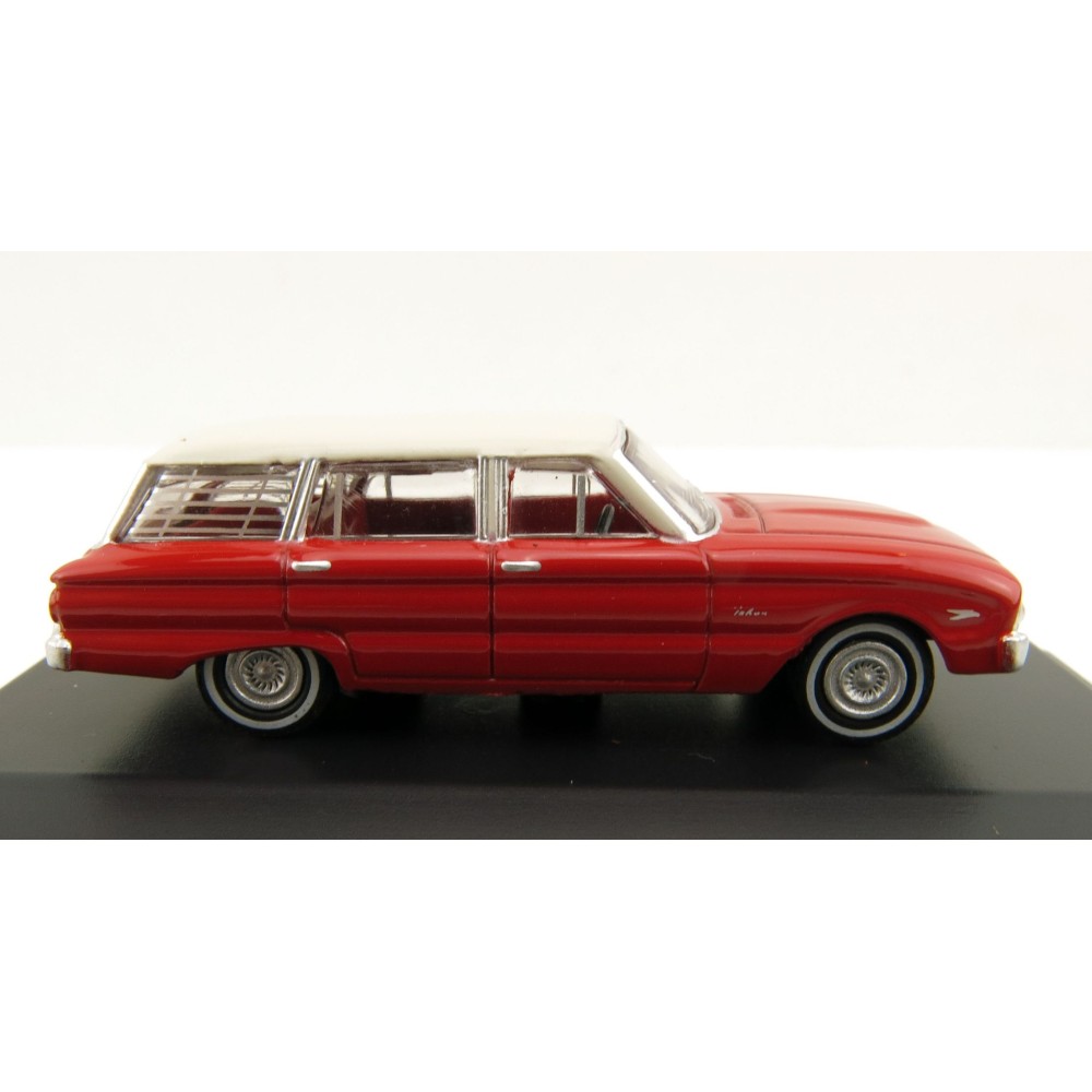 Road Ragers - Australian 1962 Ford XL Falcon Station Wagon in Woomera Red - H0 Scale 1:87
