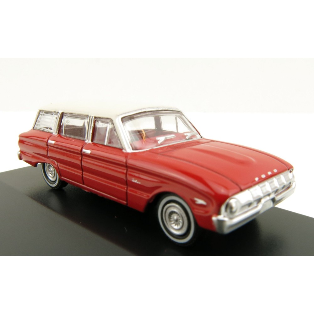 Road Ragers - Australian 1962 Ford XL Falcon Station Wagon in Woomera Red - H0 Scale 1:87