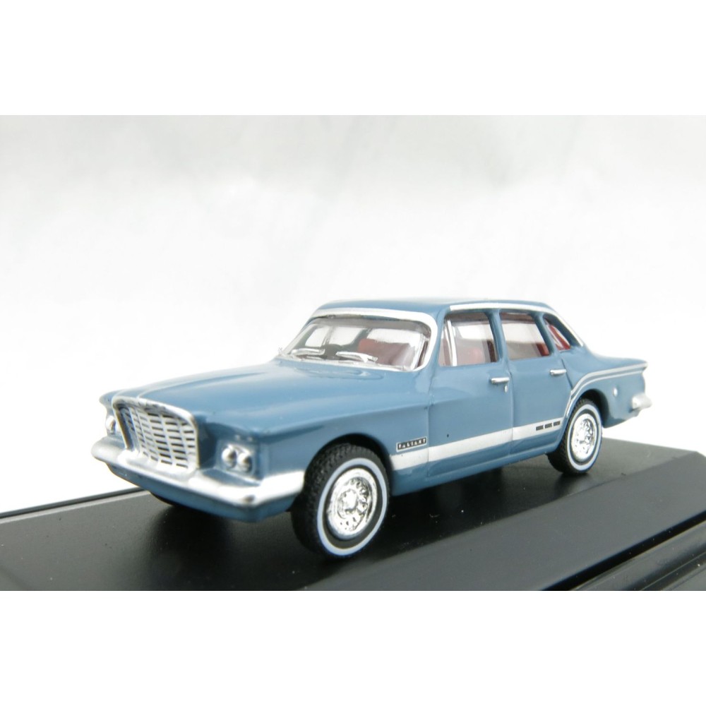 Road Ragers - Australian 1962 Valiant Chrysler S Series Sedan - Gambier Blue - H0 Scale 1:87
