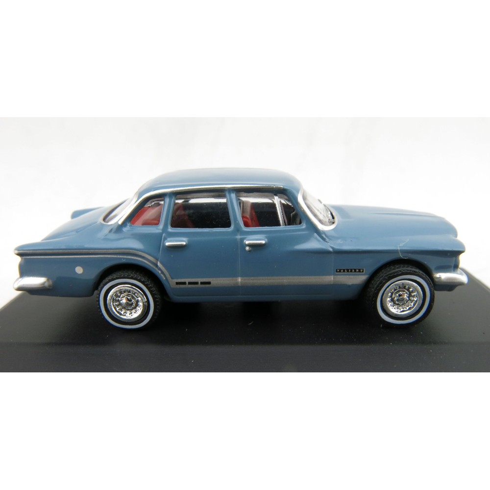 Road Ragers - Australian 1962 Valiant Chrysler S Series Sedan - Gambier Blue - H0 Scale 1:87