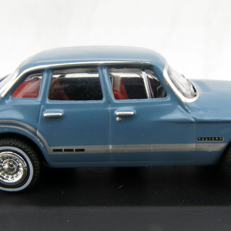 Road Ragers - Australian 1962 Valiant Chrysler S Series Sedan - Gambier Blue - H0 Scale 1:87