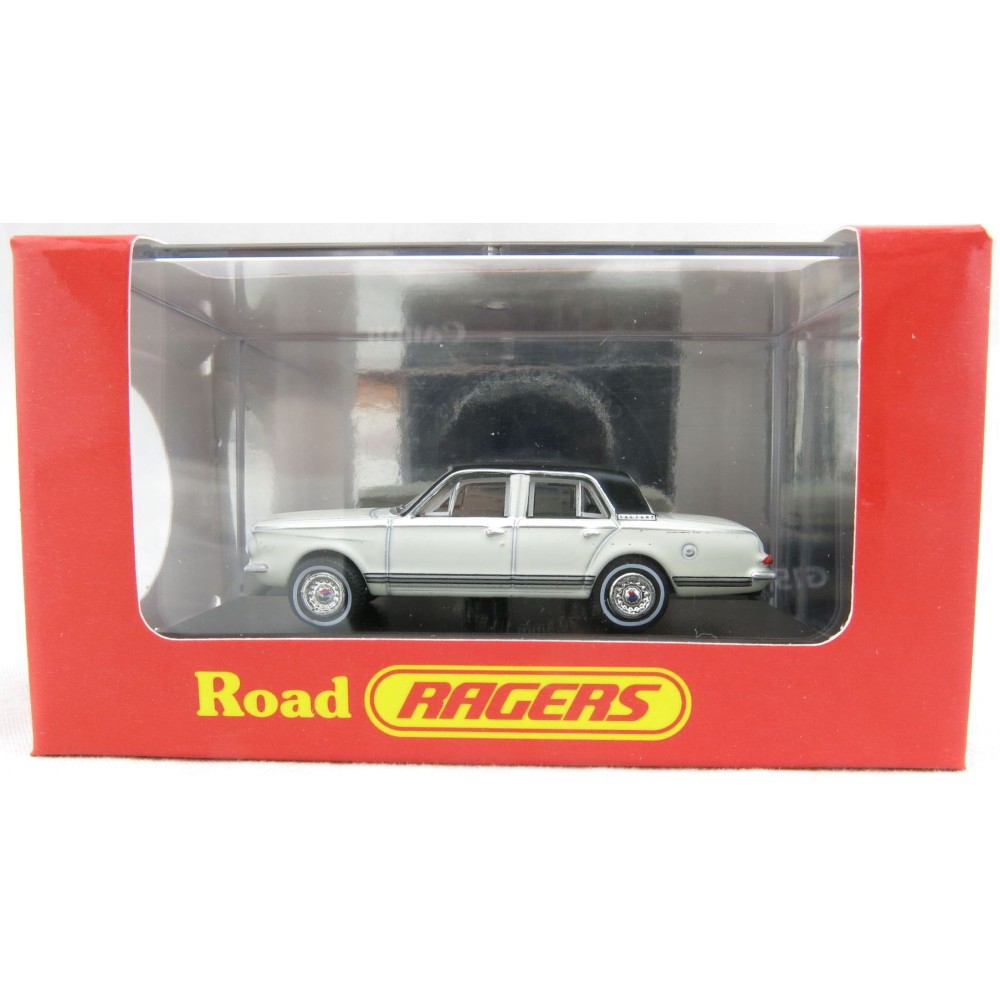 Road Ragers - Australian 1963 Valiant Chrysler AP5 Regal Sedan - Alpine White - H0 Scale 1:87