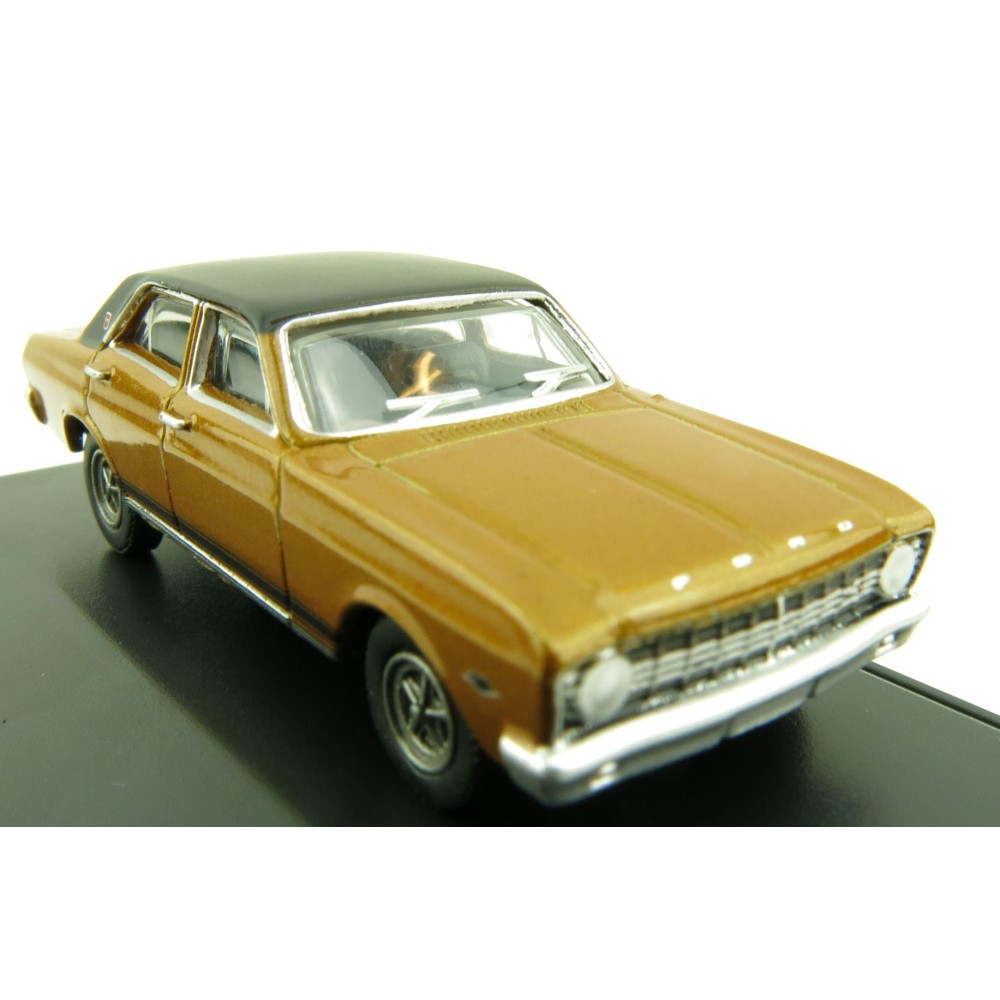 Road Ragers - Australian 1968 Ford XT Falcon GT Sedan in GT Gold  - H0 Scale 1:87
