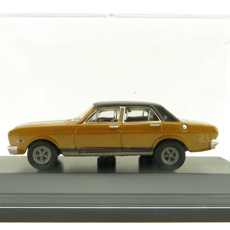 Road Ragers - Australian 1968 Ford XT Falcon GT Sedan in GT Gold  - H0 Scale 1:87