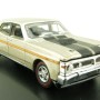 Road Ragers Australian 1971 Ford Falcon XY 351 GTHO Muscle Car in Quicksilver in H0 Scale 1:87