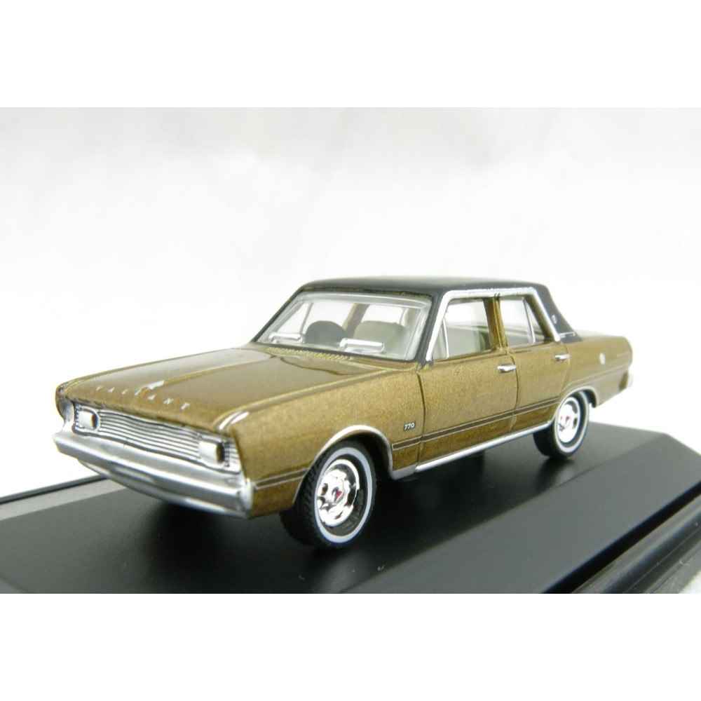 Road Ragers - Australian 1971 Valiant Chrysler VG Regal Sedan - Citron Gold - H0 Scale 1:87