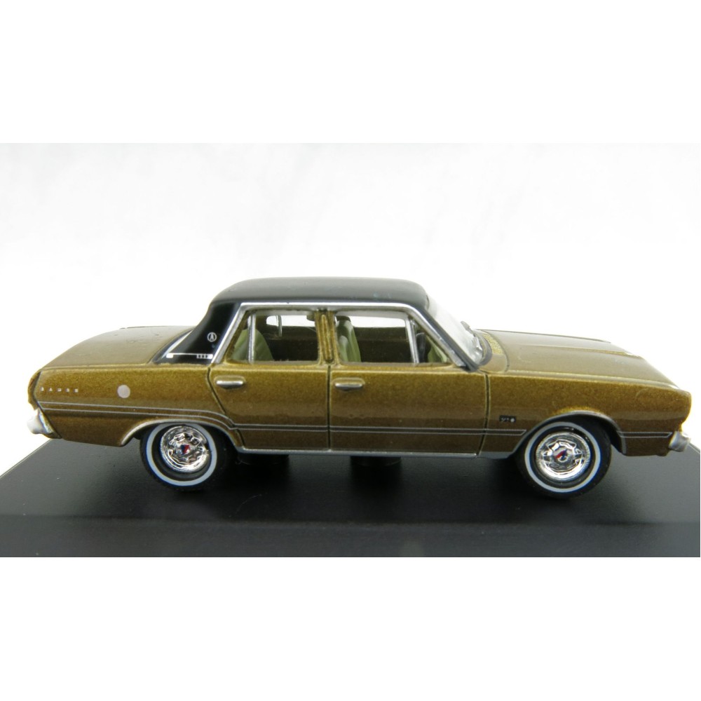 Road Ragers - Australian 1971 Valiant Chrysler VG Regal Sedan - Citron Gold - H0 Scale 1:87