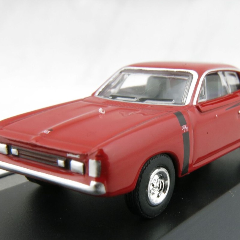 Road Ragers - Australian 1972 Valiant Chrysler R/T Charger Muscle Car - Hemi Red - H0 Scale 1:87