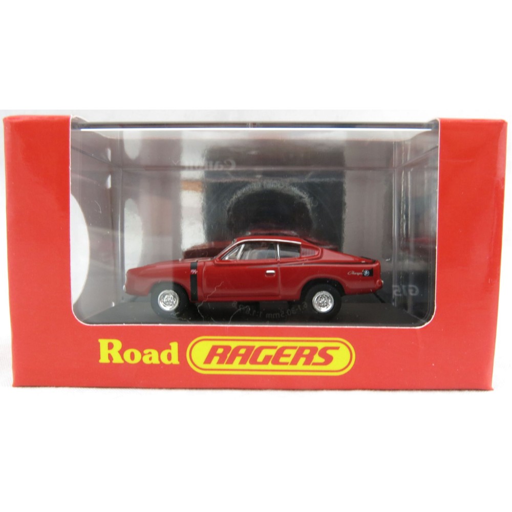 Road Ragers - Australian 1972 Valiant Chrysler R/T Charger Muscle Car - Hemi Red - H0 Scale 1:87