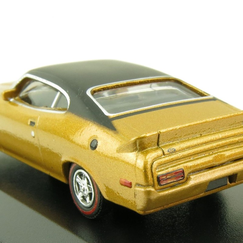 Road Ragers - Australian 1979 Ford XC GS Falcon Coupe Muscle Car - Gold Dust - H0 Scale 1:87
