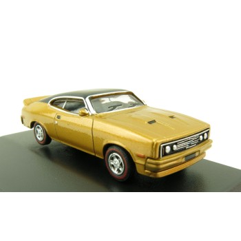 Road Ragers - Australian 1979 Ford XC GS Falcon Coupe Muscle Car - Gold Dust - H0 Scale 1:87
