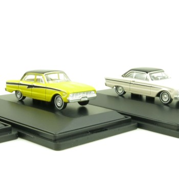 Road Ragers Australian Ford Falcon Set XT, XK, XL Wagon XM Coupe Scale 1:87