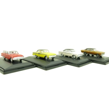 Road Ragers Australian Ford Falcon Set XT, XK, XL Wagon XM Coupe Scale 1:87