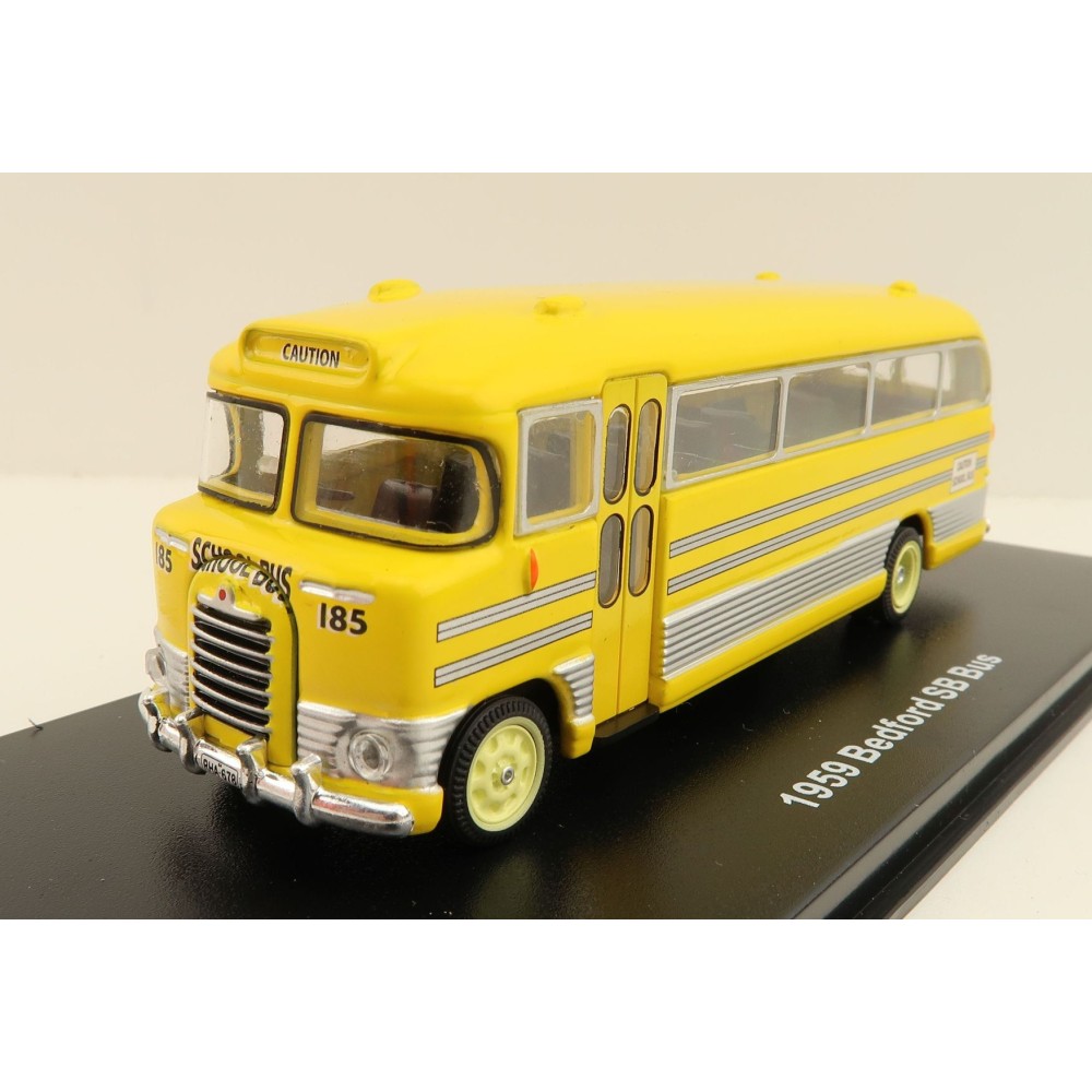Road Ragers - Australien 1959 Bedford SB Bus - Pennington School Bus Yellow - Scale 1:87