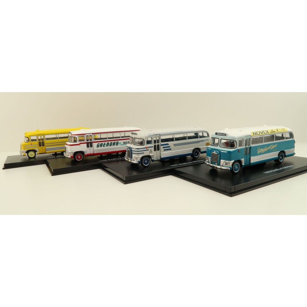 Road Ragers - Australien Bedford SB Bus - 4 Bus Set - Scale 1:87