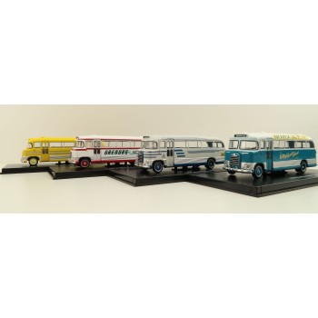 Road Ragers - Australien Bedford SB Bus - 4 Bus Set - Scale 1:87
