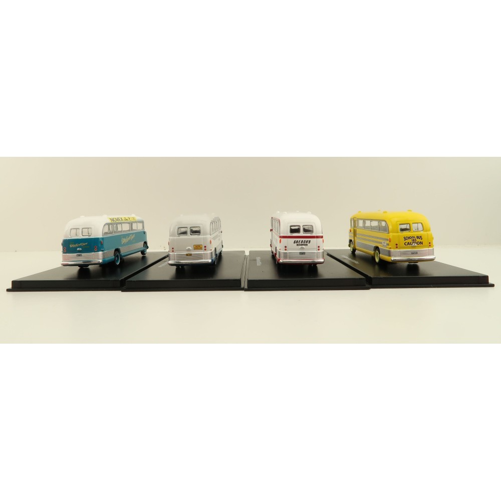 Road Ragers - Australien Bedford SB Bus - 4 Bus Set - Scale 1:87