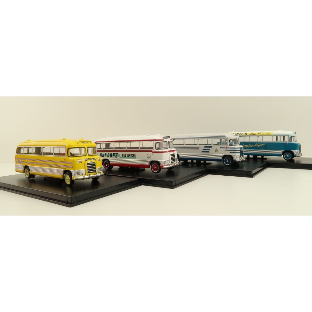 Road Ragers - Australien Bedford SB Bus - 4 Bus Set - Scale 1:87