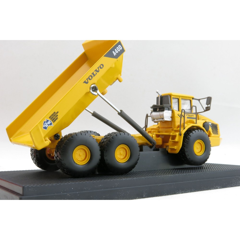 Road Ragers - Volvo A40D Articulated Dump Truck Australian Constrution & Demolition Company - Scale 1:87