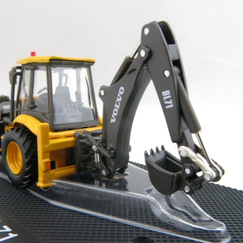 Road Ragers - Volvo BL71 Backhoe Loader Australian Constrution & Demolition Company - Scale 1:87