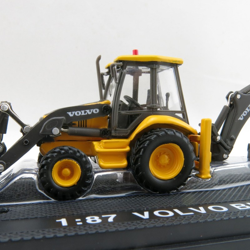 Road Ragers - Volvo BL71 Backhoe Loader Australian Constrution & Demolition Company - Scale 1:87