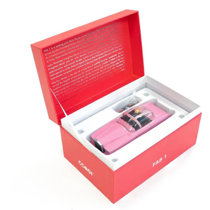 CORGI CC00605 Thunderbirds F.A.B. Collection - FAB 1 Pink Rolls Royce