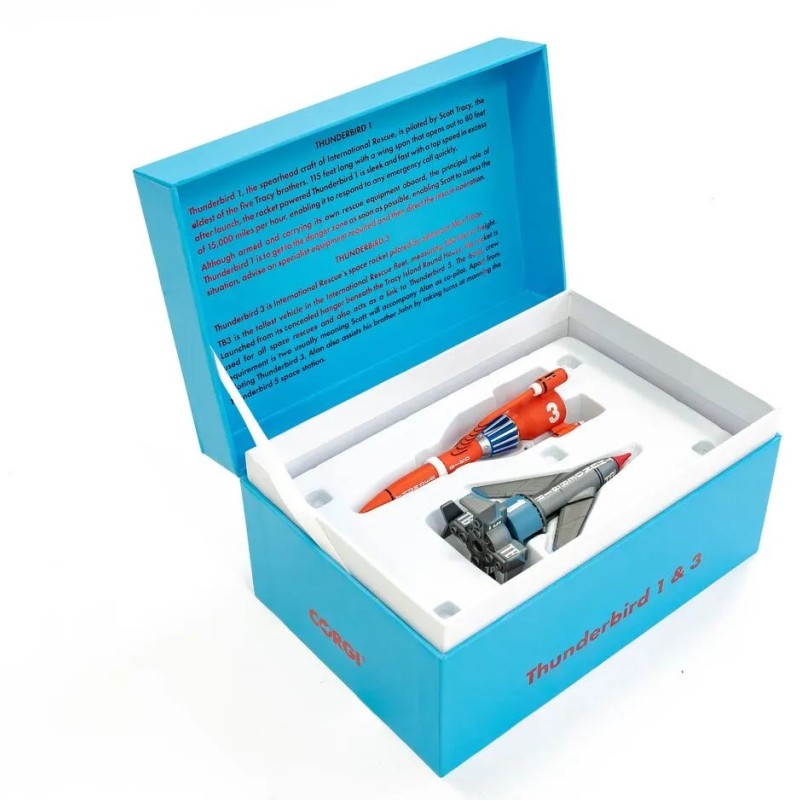 CORGI CC00902 Thunderbirds F.A.B. Collection - Thunderbird 1 and 3 Diecast Model
