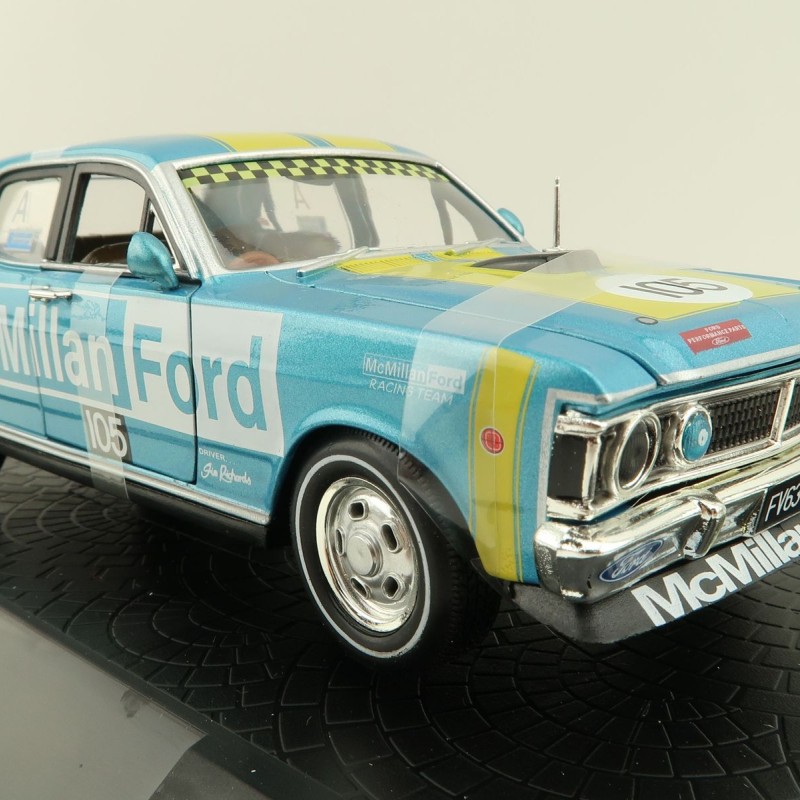 DDA Collectibles 32379-R105 McMillan #105 Racing Blue Ford XY GTHO Phase III - Scale 1:32
