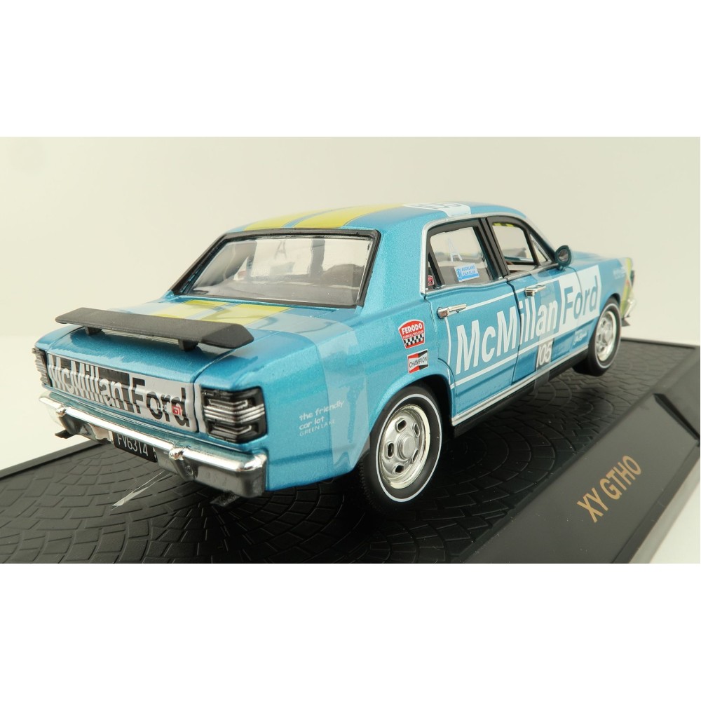 DDA Collectibles 32379-R105 McMillan #105 Racing Blue Ford XY GTHO Phase III - Scale 1:32