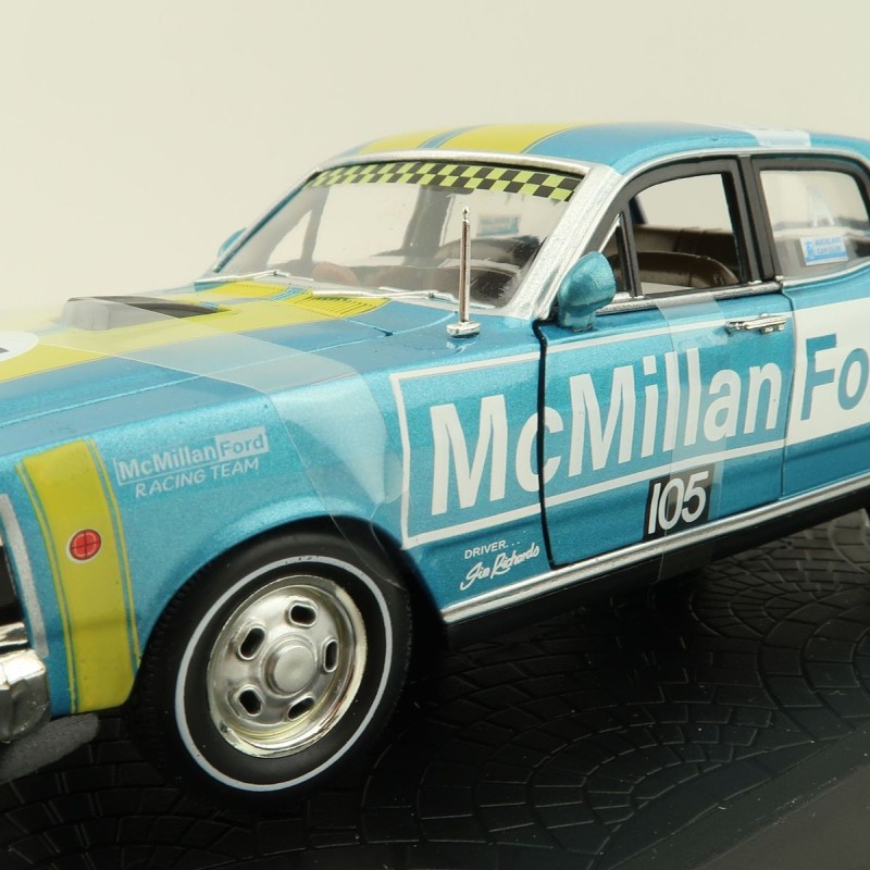 DDA Collectibles 32379-R105 McMillan #105 Racing Blue Ford XY GTHO Phase III - Scale 1:32