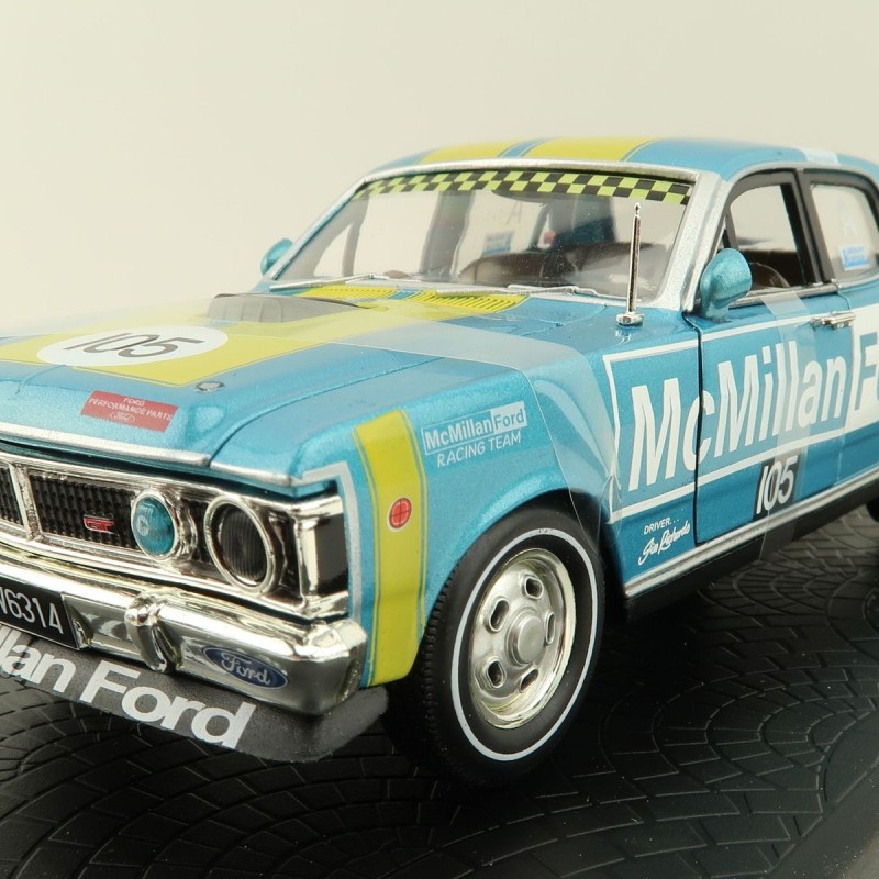 DDA Collectibles 32379-R105 McMillan #105 Racing Blue Ford XY GTHO Phase III - Scale 1:32