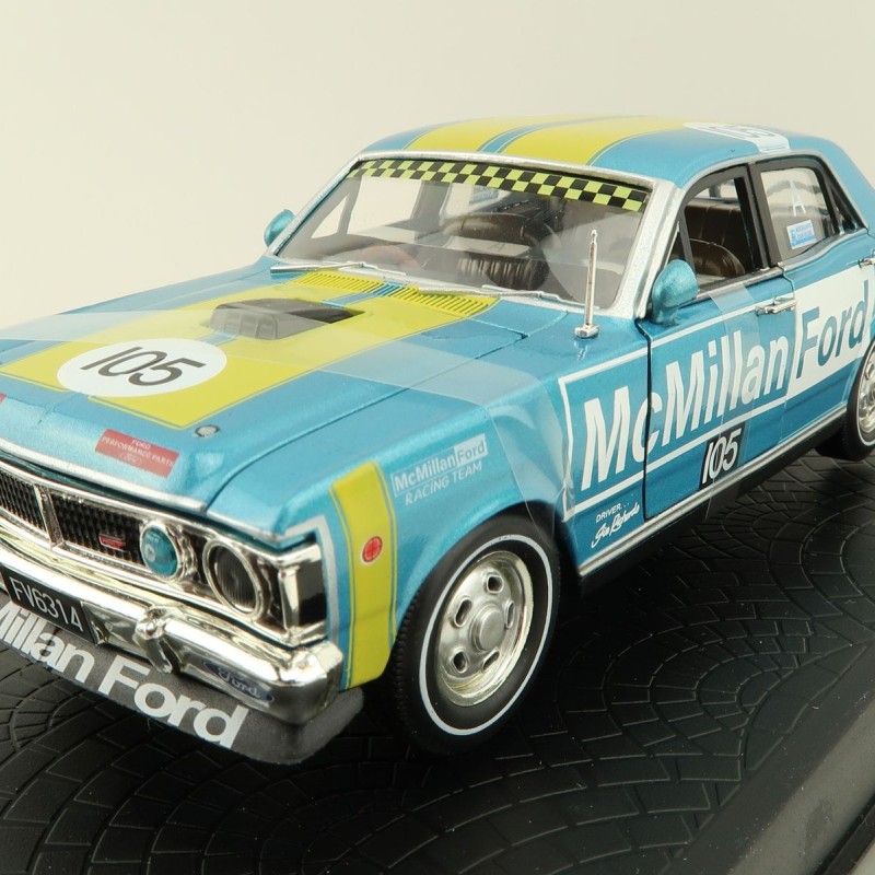DDA Collectibles 32379-R105 McMillan #105 Racing Blue Ford XY GTHO Phase III - Scale 1:32