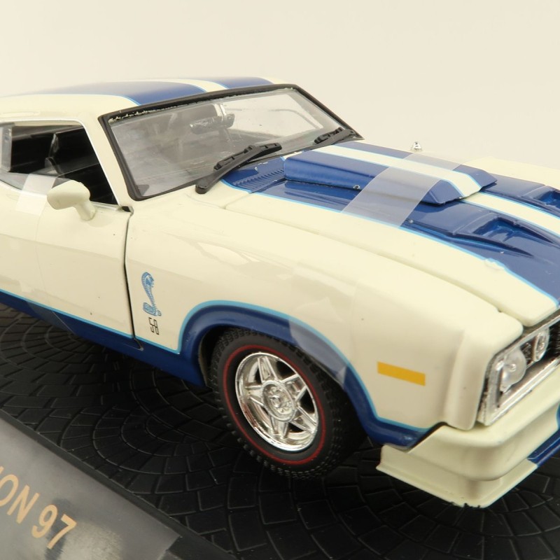 DDA Collectibles 32852-1 Option 97 XC Cobra Ford Falcon with White Blue Stripes - Scale 1:32