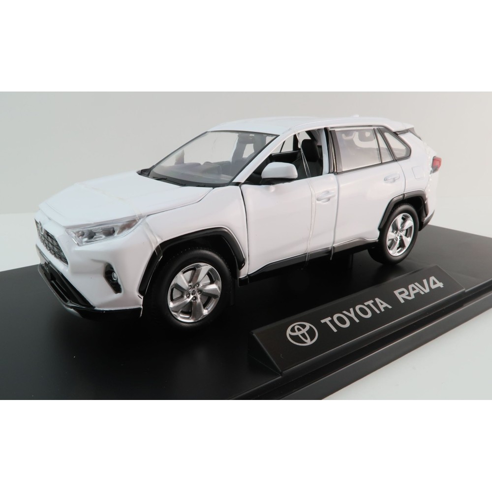 DDA Collectibles DDA124002 - Toyota RAV4 With Lights & Sounds White - Scale 1:24