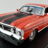 DDA Collectibles DDA24832 - Ford Falcon XY GTHO Phase 3 Sedan Vermillion Fire Black Stripes - Scale 1:24