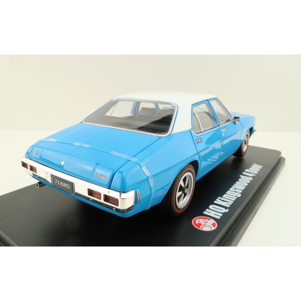 DDA Collectibles DDA311 - 1973 Holden HQ Monaro Kingswood 4 Door Super Blue White Roof - Scale 1:24