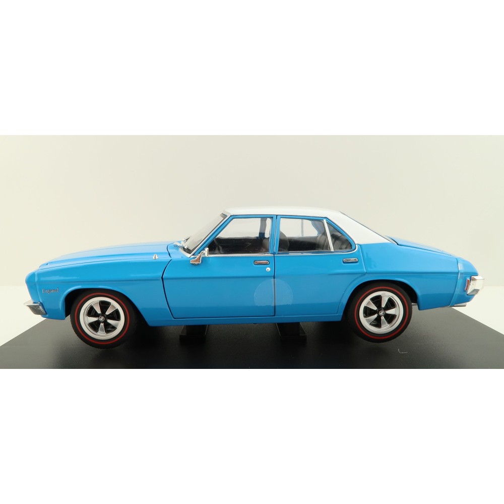 DDA Collectibles DDA311 - 1973 Holden HQ Monaro Kingswood 4 Door Super Blue White Roof - Scale 1:24