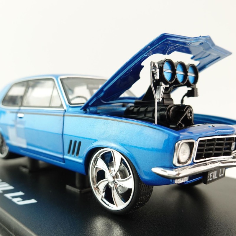 DDA Collectibles DDA623 - Metalic Blue Evil LJ 1973 Holden LJ Torana - Scale 1:24