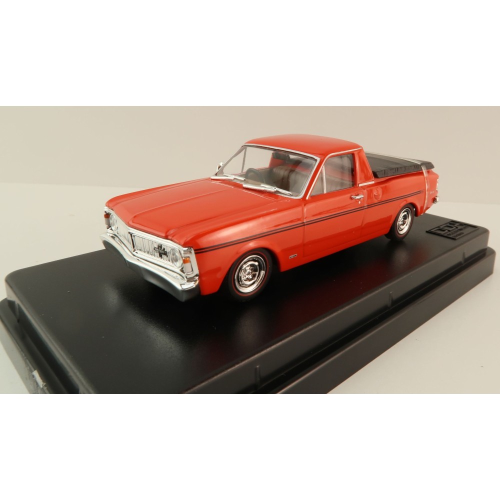 DDA Collectibles DDA67-2 - 1971 Ford Falcon XY UTE - Vermillion Fire - Scale 1:43