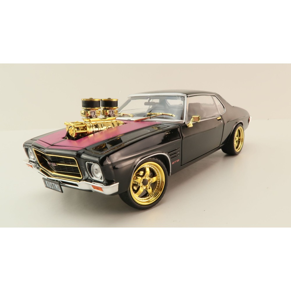 DDA GreenLight DDA206-P 1973 Custom Holden HQ Monaro KUSTOMQ Black / Pink Chase Car Scale 1:24 