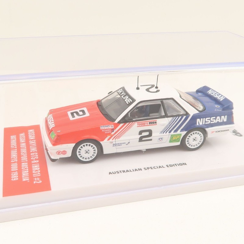 INNO64 - Nissan Skyline GTS-R HR31 Bathurst Nissan Motor Sports Jim Richards Skafe Scale 1:64