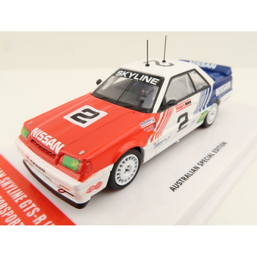 INNO64 - Nissan Skyline GTS-R HR31 Bathurst Nissan Motor Sports Jim Richards Skafe Scale 1:64