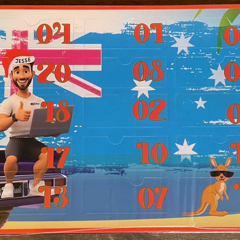 OZ Wheels Christmas  Advent Calendar - 25 Cars Included - Scale 1:64